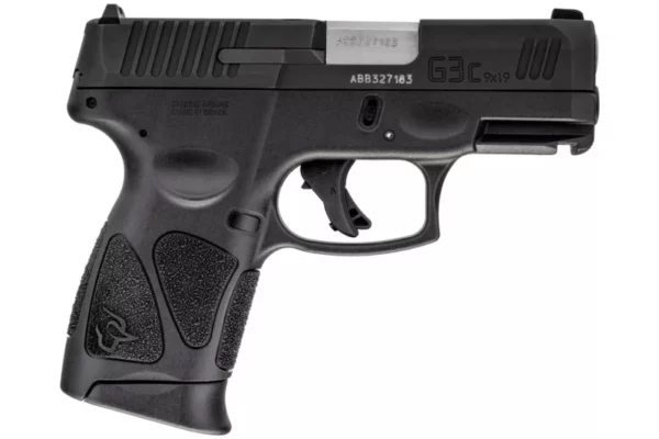 Taurus G3C Compact Pistol - Black | 9mm | 3.2" Barrel | 10rd | MA Compliant