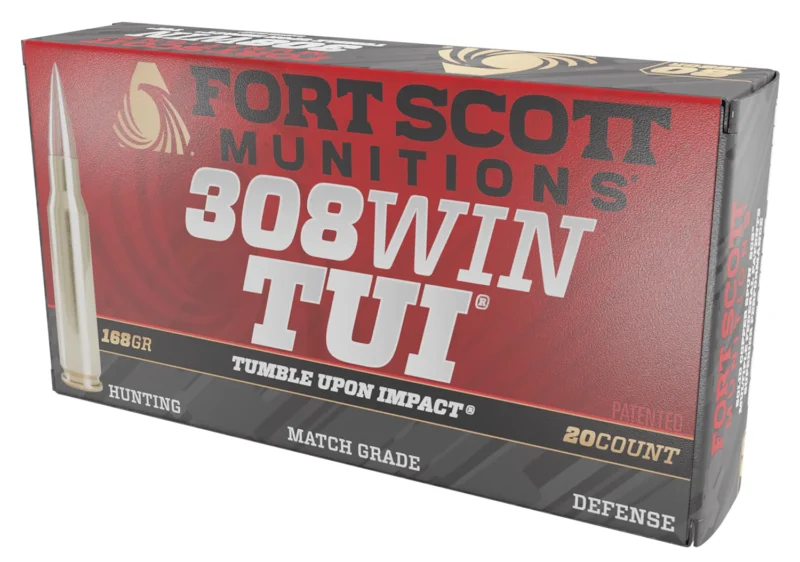 Fort Scott Munitions .308 Winchester 168gr Brass – 20rd