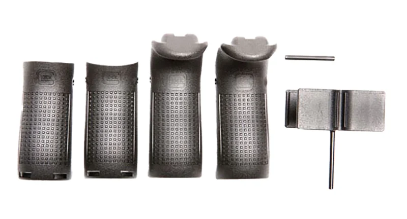 Glock 30821 Backstrap/Beavertail Set Black Polymer