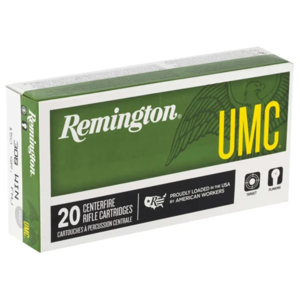 REMINGTON L308W4 308 WIN 150GR UMC FMJ 20 RD/BX 10 BX/CS