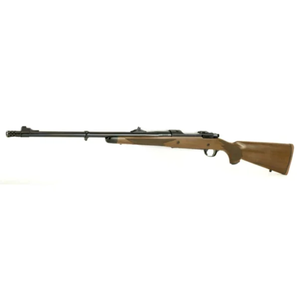 RUGER HAWKEYE AFRICAN 375 RUGER 23" SATIN BLUED BBL, 3RD, THREADED 5/8X18, AMERICAN WALNUT - Image 2
