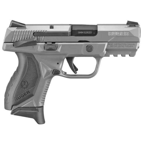 RUG AMER PSTL CMPCT 9MM 3.6" CNCRT/GRAY FRM 17+1 MS