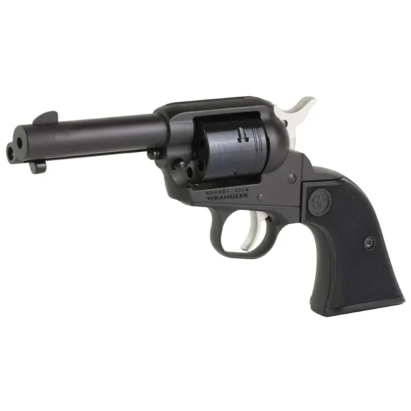RUGER WRANGLER 22LR REVLVR BLK CERAKOTE 3.75" BBL 6RD BLADE F.S. - Image 2