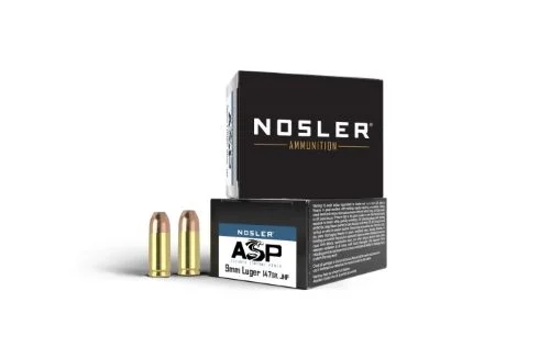 Nosler 9mm Luger 147gr JHP Brass – 20rd