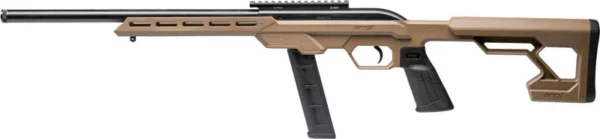 SAVAGE 64 PRECISION 22LR 20RD - 16.5" HB SYNTHETIC CHASSIS FDE - Image 2
