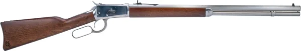 HERITAGE R92 45LC LEVER - 12-SH 24" OCTAGON SS HARDWOOD