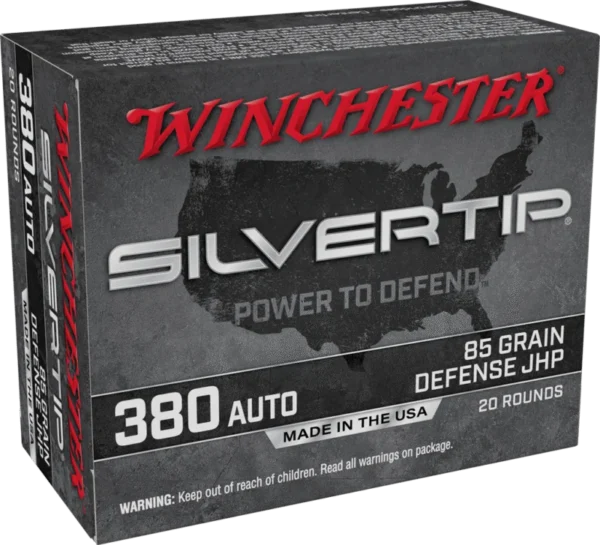WINCHESTER SILVERTIP 380ACP 85G HP 20RDS