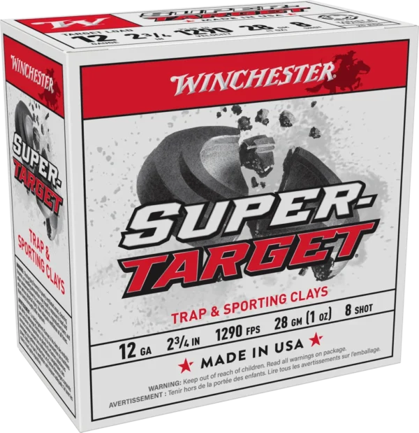 WINCHESTER SUPER TRGT 12G 2 3/4" 8SHT 1OZ 25/250RDS