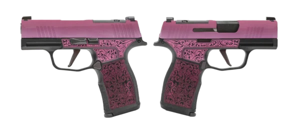 SIG SAUER P365X LADY BUG 9MM PSTL 3.1" BBL 2-12RD MAGS, OPTC PLTE COVER